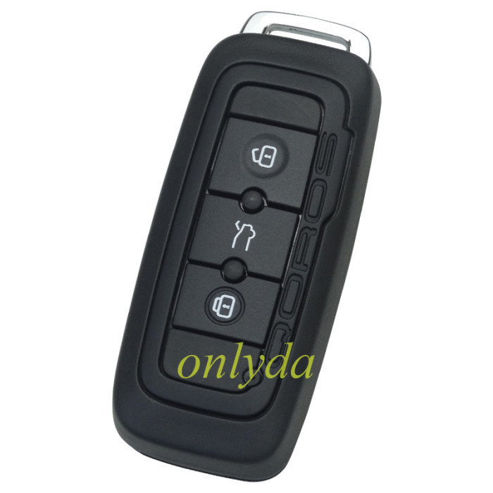 For Qoros original key shell with 3 button 