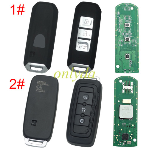 KEYDIY Remote key  3button ZB44-3 smart key for KDX2 and KD MAX ， pls choose model