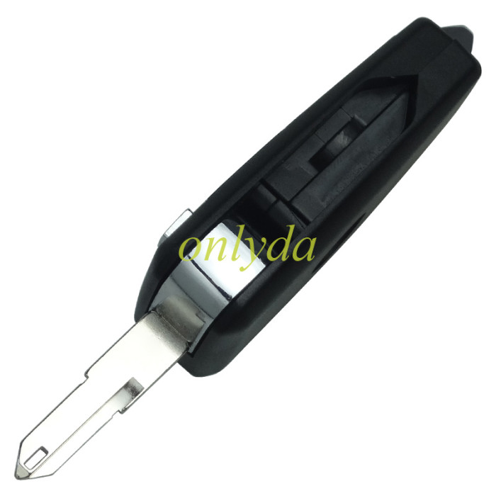 For Renault remote key shell with 4 button with badge，with blade