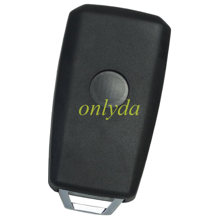 For Renault remote key shell with 4 button with badge，with blade