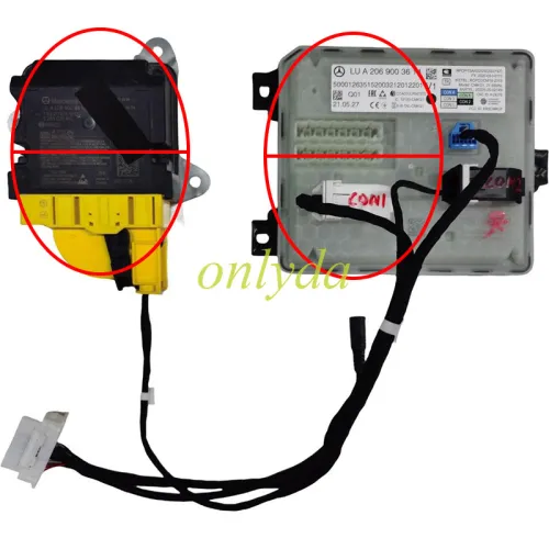 For Mercedes-Benz 206/223 airbag computer/lock detection platform line