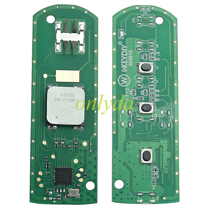 KEYDIY Remote key  3button ZB44-3 smart key for KDX2 and KD MAX ， pls choose model