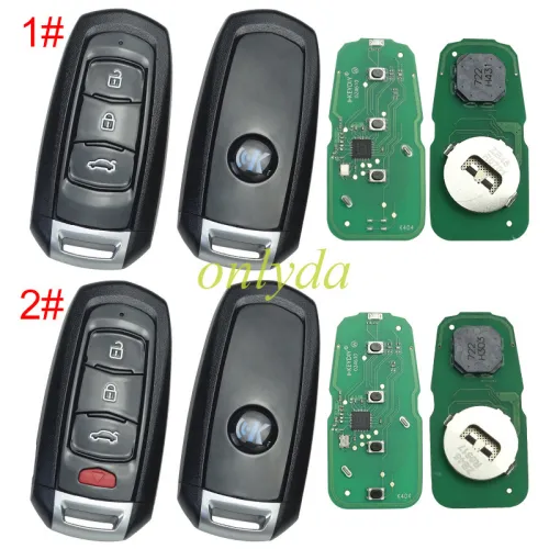 KEYDIY Remote key 3/4 button ZB45 smart key for KDX2 and KD MAX