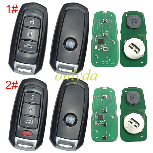 KEYDIY Remote key 3/4 button ZB45 smart key for KDX2 and KD MAX
