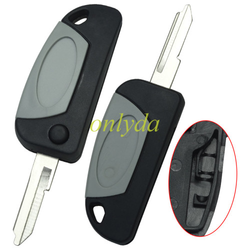 For Iveco key blank with Left blade with badge