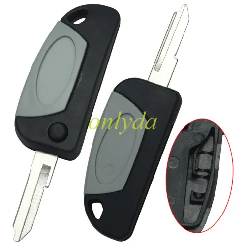 For Iveco key blank with Left blade with badge