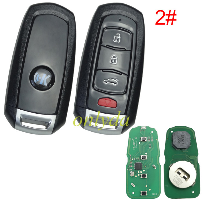 KEYDIY Remote key 3/4 button ZB45 smart key for KDX2 and KD MAX