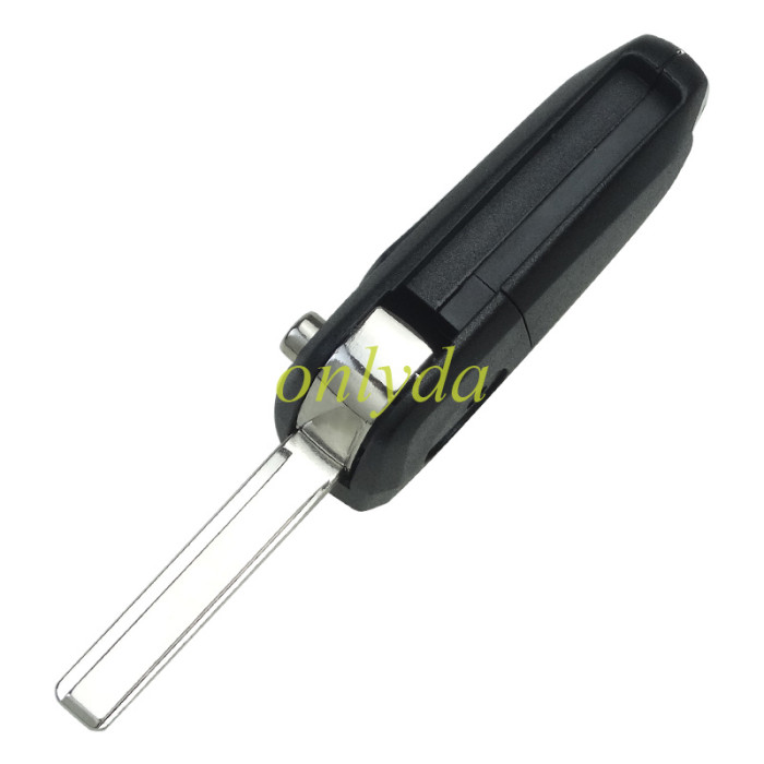 For Opel 3 button remote key shell with round badge place, blade HU43