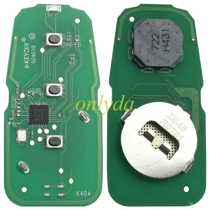 KEYDIY Remote key 3/4 button ZB45 smart key for KDX2 and KD MAX