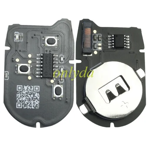 For Ford Transit blue remote key new version Black PCB with 434mhz with 4D63 chip FCCID:6CIT15K601 AG AG， without badge