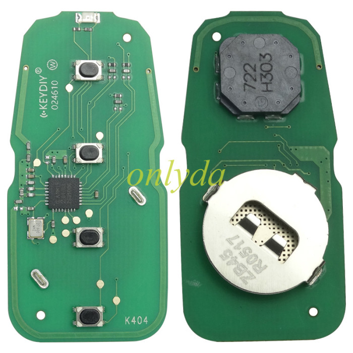 KEYDIY Remote key 3/4 button ZB45 smart key for KDX2 and KD MAX
