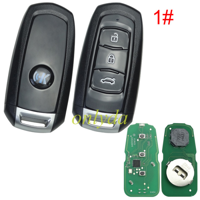 KEYDIY Remote key 3/4 button ZB45 smart key for KDX2 and KD MAX