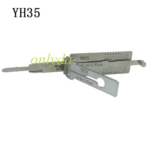 Lishi YH35 decoder together  2 in 1used for Yamaha motorcycle