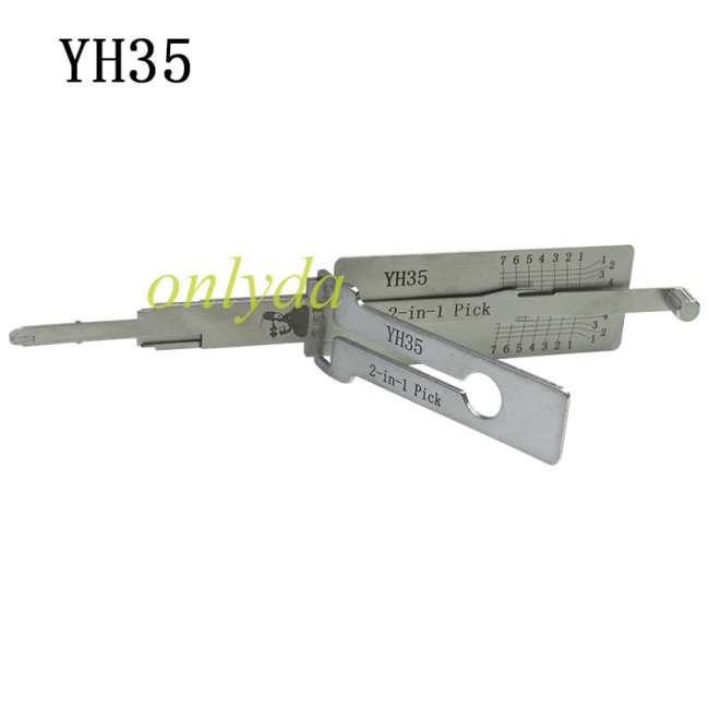 Lishi YH35 decoder together 2 in 1used for Yamaha motorcycle