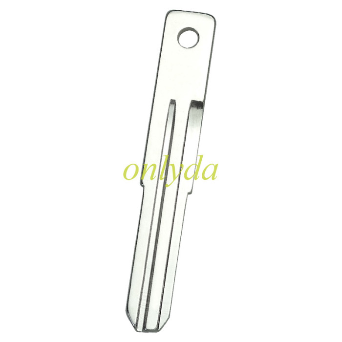 For Renault  Dacia 2 button remote key blank with badge with battery clamp