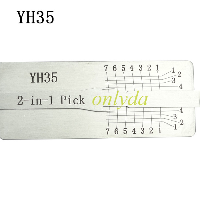 Lishi YH35 decoder together  2 in 1used for Yamaha motorcycle
