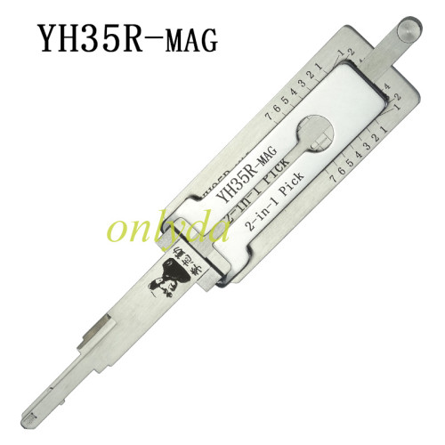 Lishi YH35R-MAG decoder  together  2 in 1 used for Yamaha motorcycle