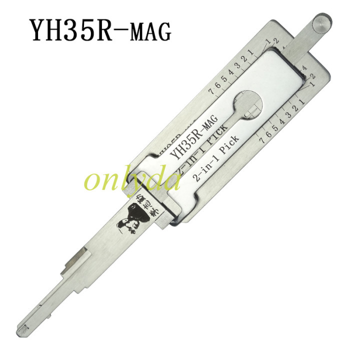 Lishi YH35R-MAG decoder  together  2 in 1 used for Yamaha motorcycle