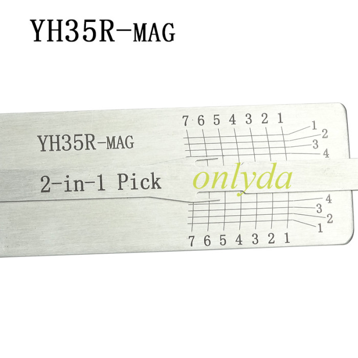 Lishi YH35R-MAG decoder  together  2 in 1 used for Yamaha motorcycle