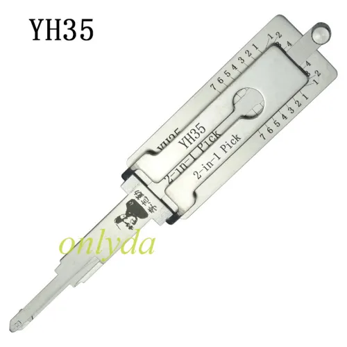 Lishi YH35 decoder together  2 in 1used for Yamaha motorcycle