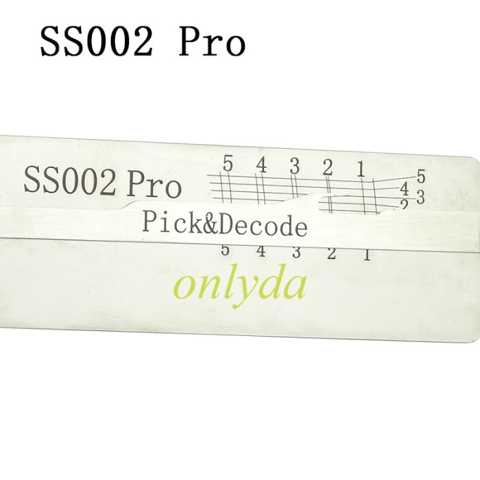SS002 Pro s-groove Locksmith Tool 2 in 1 Pick Electronic control gate Residential Lock