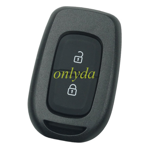 For Renault  Dacia 2 button remote key blank with badge with battery clamp