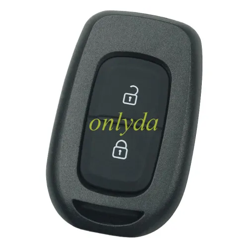 For Renault  Dacia 2 button remote key blank with badge with battery clamp
