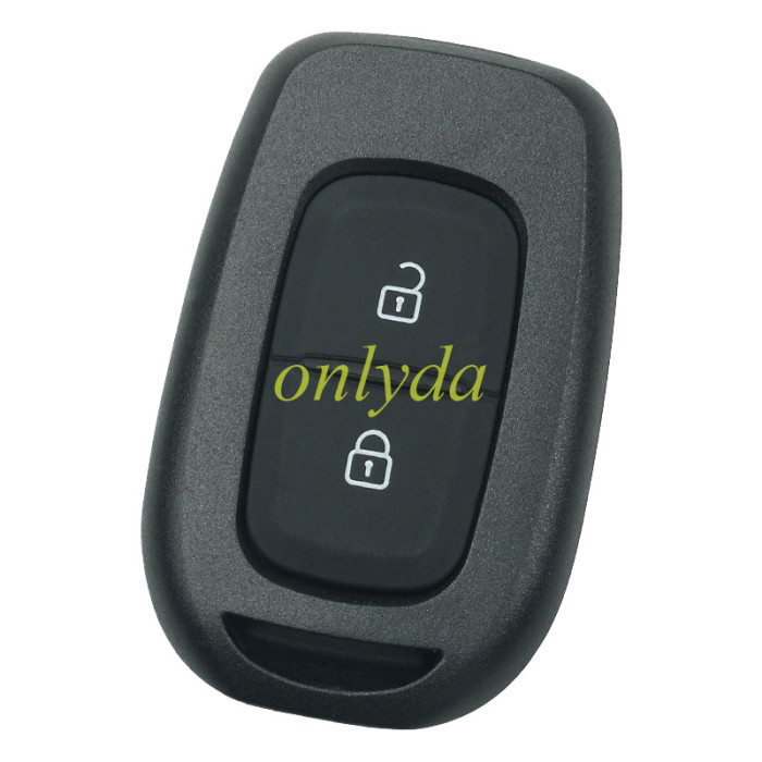 For Renault  Dacia 2 button remote key blank with badge with battery clamp