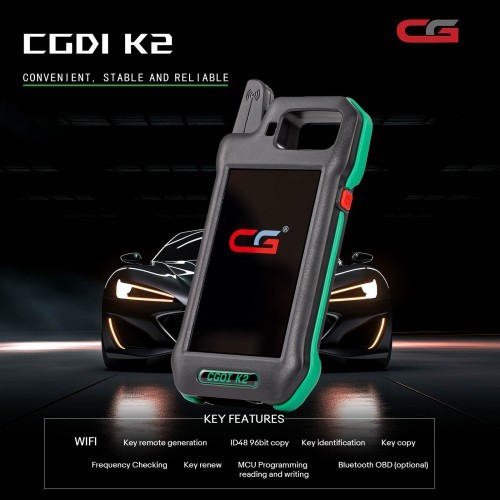 2024 CGDl K2 Wifi Professional Multi-functional Smart Locksmith Key Tool Remote Generator