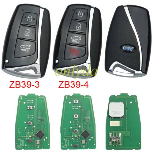 KEYDIY Remote key 3/4 button ZB39 smart key for KDX2 and KD MAX