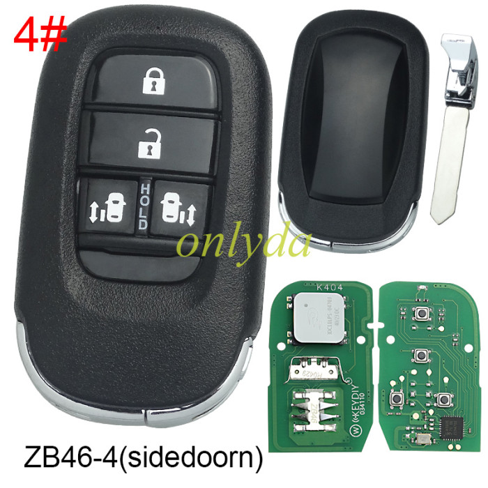 KEYDIY Remote key 2/3/4/6 button ZB45 smart key for KDX2 and KD MAX