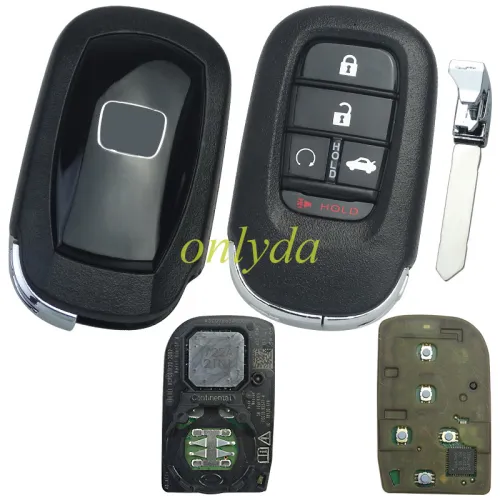 original HONDA OEM  new Smart Prox Remote Key Fob for Honda 2023 Smart Key Fob 4+1 Buttons FCC ID: KR5TP-4    4A chip 433.92MHZ FSK PN:A3C0775510100 for Honda CR-V 2023 for Honda Civic 2022-2023 for Honda HR-V 2022-2023 for Honda Pilot 2023