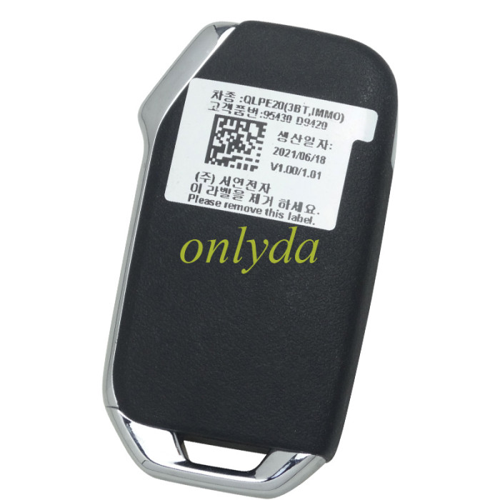 For KIA Sportage 2020 Genuine Flip Remote Key 433MHz 95430-D9420 DST 4D 60 3 button FCC ID: RKE-4F42 cuted blade