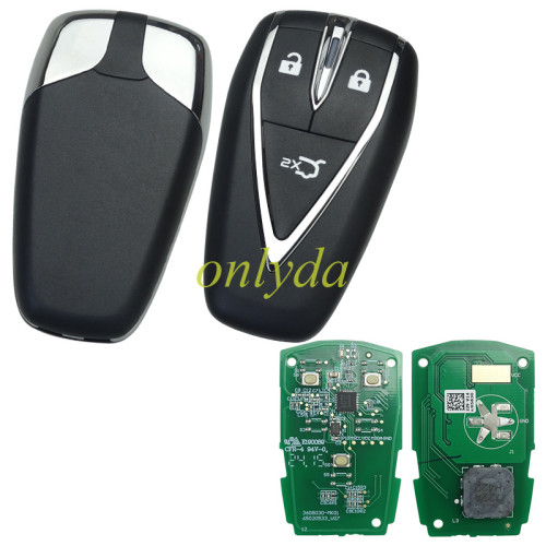 Genuine  Qiyuan A05 2023+  Smart Key, 3 Buttons  3608030-MK03-AA 433MHz-4A-FSK OEM remote key chip ：HITAG 128-bits AES ID4A NCF29A1M