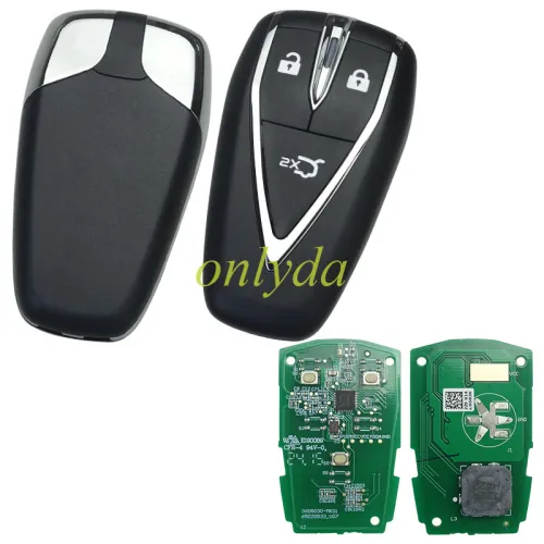 Genuine  Qiyuan A05 2023+  Smart Key, 3 Buttons  3608030-MK03-AA 433MHz-4A-FSK OEM remote key chip ：HITAG 128-bits AES ID4A NCF29A1M