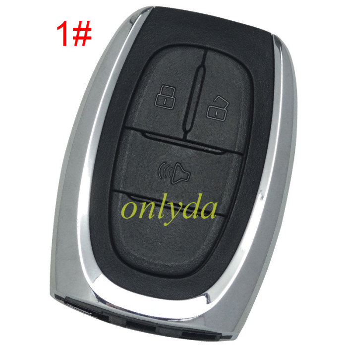 Original   remote Smart key for  Maxus T60 3button with 47 chip  with 433MHZ, pls choose button
