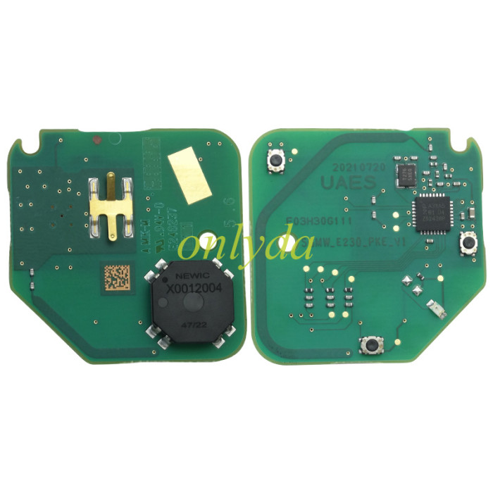 Genuine Car Keyless Smart Remote Key 47 chip 433Mhz for WULING BINGO EV Wuling Bingo KiwiEv Hatchback Intelligent Remote Key