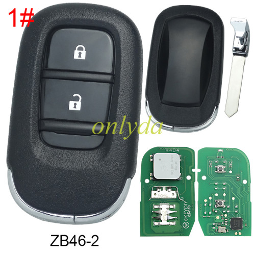 KEYDIY Remote key 2/3/4/6 button ZB45 smart key for KDX2 and KD MAX