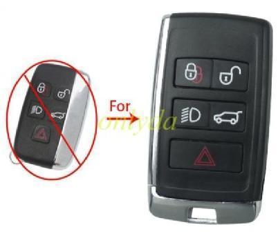 New modified Landrover Keyless  315MHz/433MHZ Remote Car Key Fob  5 BUTTON for LR2 LR4 2012-15,Range Rover Evoque Sport 2012-18 7953P chip.