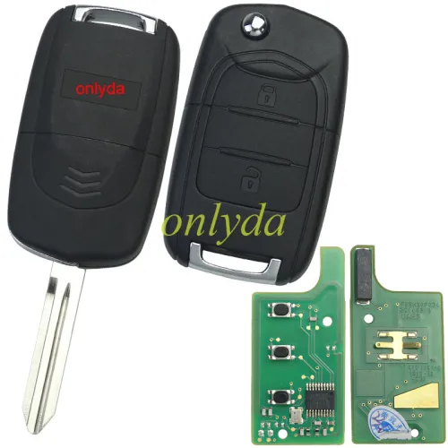 For Original  Chevrolet 2 button  remote  434mhz ASK  ID47  PCF7961X chip