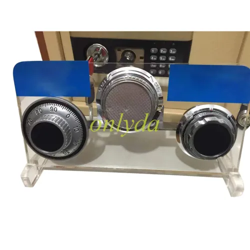 Safe mechanical combination lock practice display transparent shelf