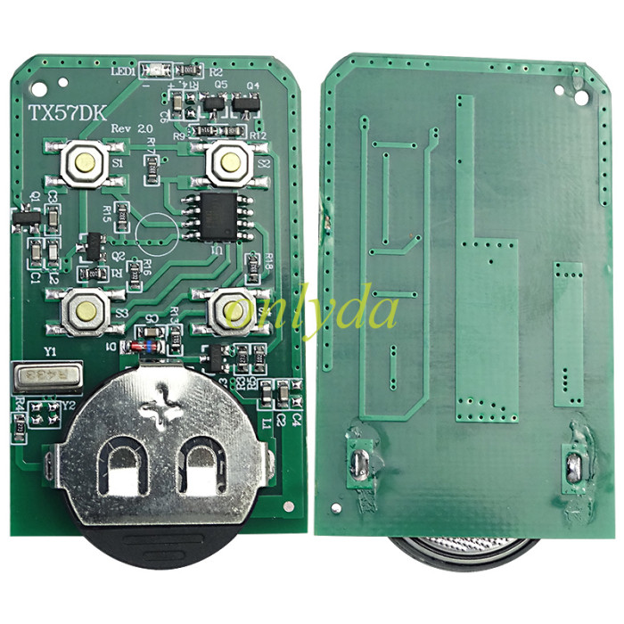 Face to Face remote 4button with 434mhz315mhz，plschoose mhz .