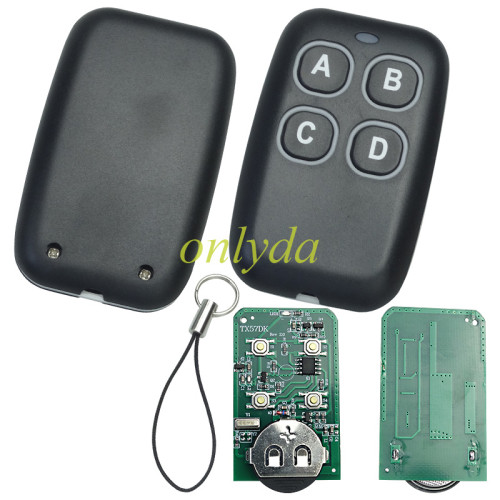 Face to Face remote 4button with 434mhz315mhz，plschoose mhz .