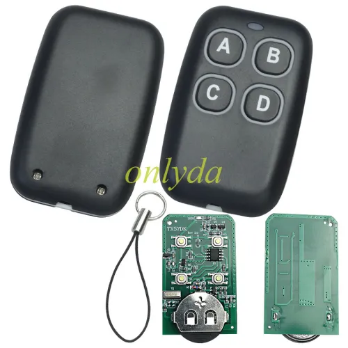 Face to Face remote 4button with 434mhz315mhz，plschoose mhz .