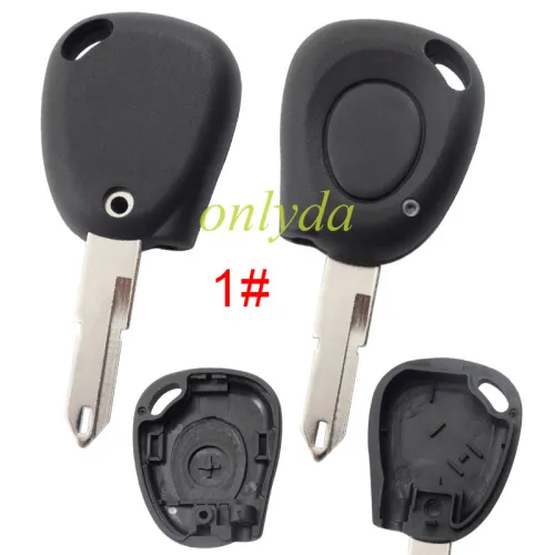 For Renualt 1 button remote key blank,with  NE73/Vac102. pls choose blade