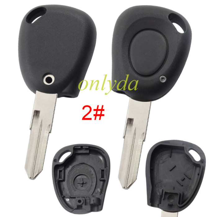 For Renualt 1 button remote key blank,with  NE73/Vac102. pls choose blade
