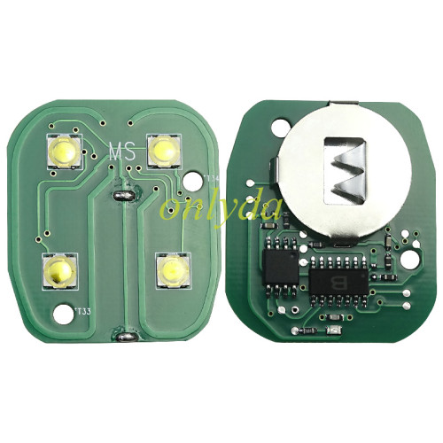 Remote  control Chevrolet Cadillac Buick 2B 2+1B/3+1B 315mhz FCC ID AB0150T For Buick LESABRE 2001-2005 For Cadillac DEVILLE 2001-2005