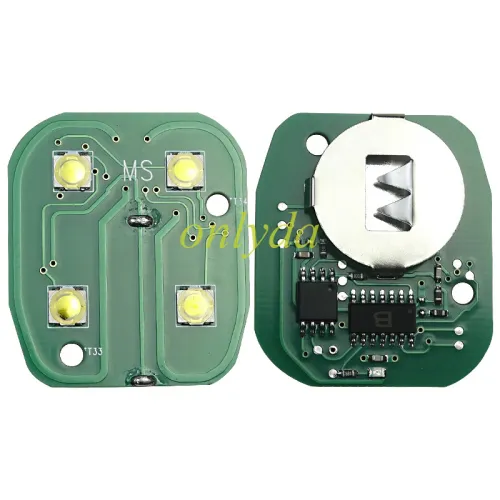 Remote  control Chevrolet Cadillac Buick 2B 2+1B/3+1B 315mhz FCC ID AB0150T For Buick LESABRE 2001-2005 For Cadillac DEVILLE 2001-2005