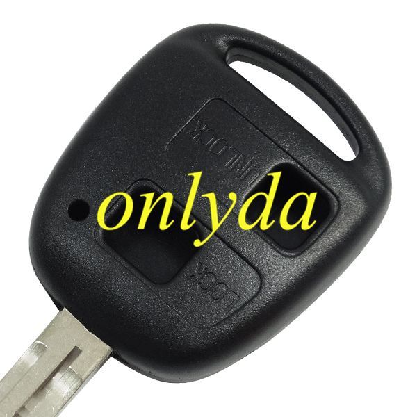 free shipping 10pcs/lot for Toyota 2-Button Remote key blank without -Toy43-SH2