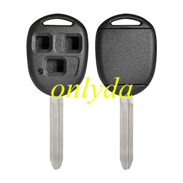free shipping 10pcs/lot itopkey brand high quality Toyota upgrade 3 button key shell with TOY43-SH3 blade
